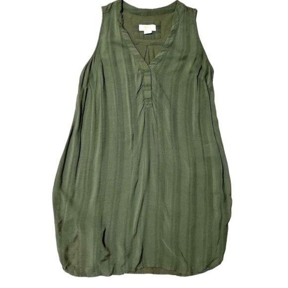 Maeve Colonsay Olive Green Rayon Tunic Top Size XS - Picture 2 of 8